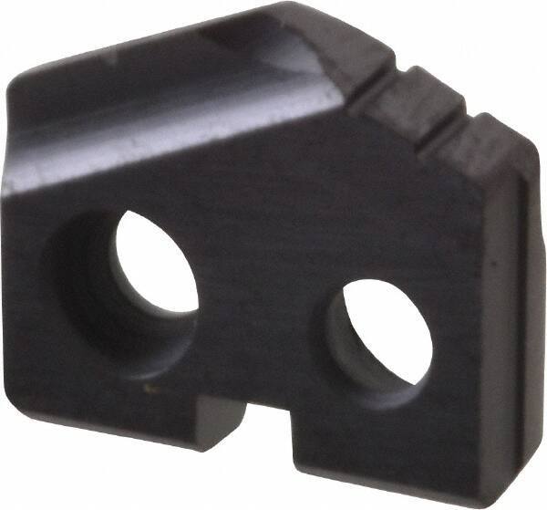 Allied Machine and Engineering - 27/64" Diam x 3/32" Thick, Seat Code Y, 132° Included Angle Spade Drill Insert - TiAlN Coated, Cobalt, Grade Super Cobalt, Series T-A - Eagle Tool & Supply
