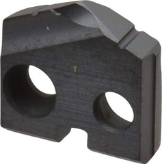 Allied Machine and Engineering - 3/8" Diam x 3/32" Thick, Seat Code Y, 132° Included Angle Spade Drill Insert - TiCN Coated, Cobalt, Grade Super Cobalt, Series T-A - Eagle Tool & Supply