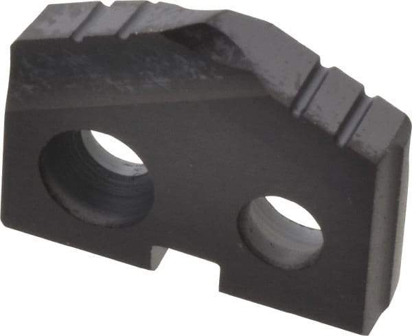 Allied Machine and Engineering - 7/16" Diam x 3/32" Thick, Seat Code Z, 132° Included Angle Spade Drill Insert - TiAlN Coated, Cobalt, Grade Super Cobalt, Series T-A - Eagle Tool & Supply