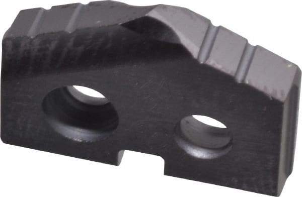 Allied Machine and Engineering - 1/2" Diam x 3/32" Thick, Seat Code Z, 132° Included Angle Spade Drill Insert - TiAlN Coated, Cobalt, Grade Super Cobalt, Series T-A - Eagle Tool & Supply