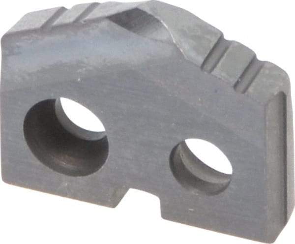 Allied Machine and Engineering - 7/16" Diam x 3/32" Thick, Seat Code Z, 132° Included Angle Spade Drill Insert - TiCN Coated, Cobalt, Grade Super Cobalt, Series T-A - Eagle Tool & Supply