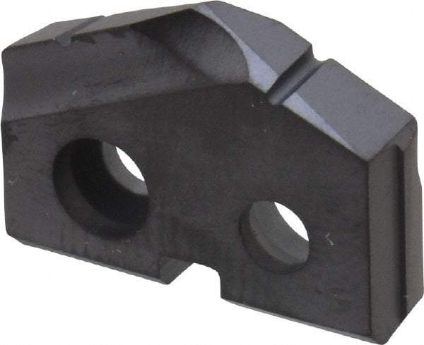 Allied Machine and Engineering - 39/64" Diam x 1/8" Thick, Seat Code 0, 132° Included Angle Spade Drill Insert - TiAlN Coated, Carbide, Grade K20, Series T-A - Eagle Tool & Supply