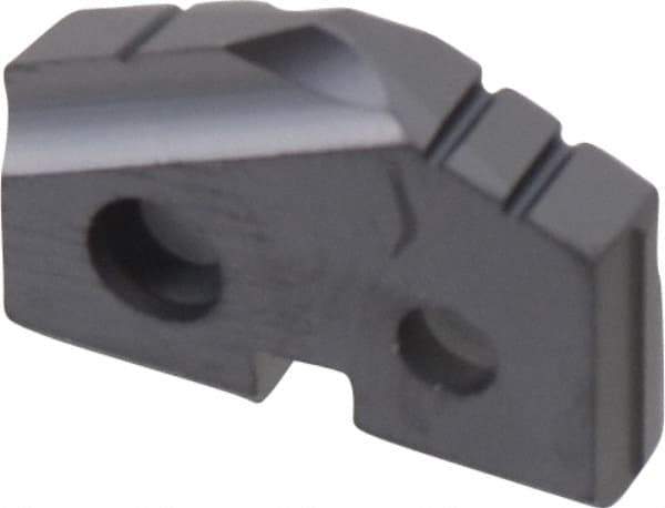 Allied Machine and Engineering - 51/64" Diam x 5/32" Thick, Seat Code 1, 132° Included Angle Spade Drill Insert - TiAlN Coated, Carbide, Grade K20, Series T-A - Eagle Tool & Supply
