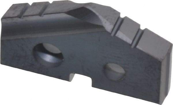 Allied Machine and Engineering - 15/16" Diam x 5/32" Thick, Seat Code 1, 132° Included Angle Spade Drill Insert - TiAlN Coated, Carbide, Grade K20, Series T-A - Eagle Tool & Supply