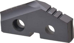 Allied Machine and Engineering - 1-1/4" Diam x 3/16" Thick, Seat Code 2, 132° Included Angle Spade Drill Insert - TiAlN Coated, Carbide, Grade K20, Series T-A - Eagle Tool & Supply