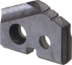 Allied Machine and Engineering - 1/2" Diam x 3/32" Thick, Seat Code Z, 132° Included Angle Spade Drill Insert - TiAlN Coated, Carbide, Grade K20, Series T-A - Eagle Tool & Supply