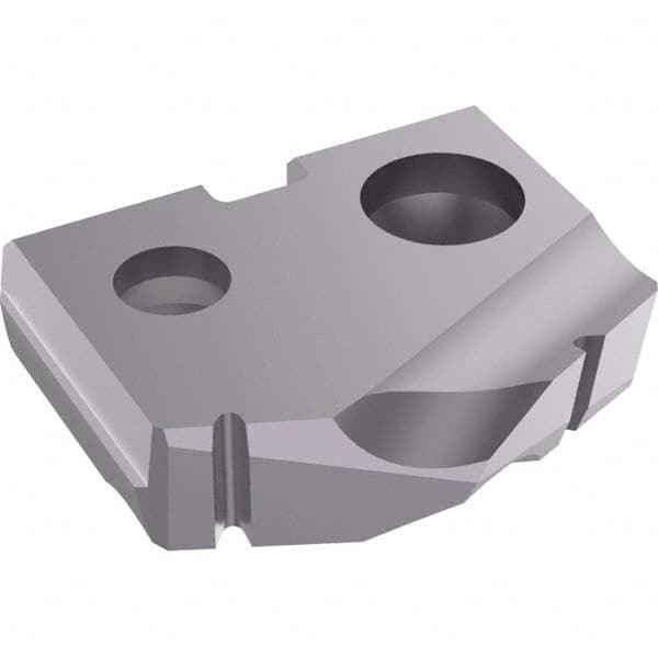 Allied Machine and Engineering - 15.91mm Diam 132° Seat Size 0 Spade Drill Insert - Eagle Tool & Supply