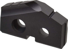 Allied Machine and Engineering - 11/16" Diam x 1/8" Thick, Seat Code 0, 132° Included Angle Spade Drill Insert - TiAlN Coated, Carbide, Grade P40, Series T-A - Eagle Tool & Supply