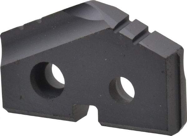 Allied Machine and Engineering - 7/8" Diam x 5/32" Thick, Seat Code 1, 132° Included Angle Spade Drill Insert - TiAlN Coated, Carbide, Grade P40, Series T-A - Eagle Tool & Supply
