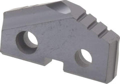 Allied Machine and Engineering - 1-3/32" Diam x 3/16" Thick, Seat Code 2, 132° Included Angle Spade Drill Insert - TiAlN Coated, Carbide, Grade P40, Series T-A - Eagle Tool & Supply