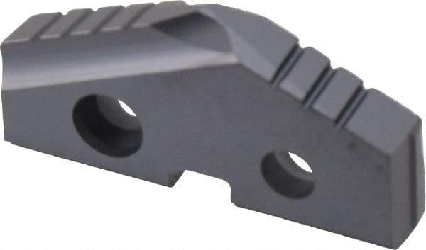Allied Machine and Engineering - 1-1/4" Diam x 3/16" Thick, Seat Code 2, 132° Included Angle Spade Drill Insert - TiAlN Coated, Carbide, Grade P40, Series T-A - Eagle Tool & Supply