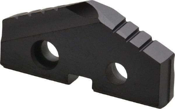 Allied Machine and Engineering - 1-9/32" Diam x 3/16" Thick, Seat Code 2, 132° Included Angle Spade Drill Insert - TiAlN Coated, Carbide, Grade P40, Series T-A - Eagle Tool & Supply
