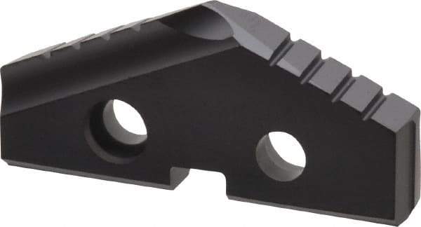 Allied Machine and Engineering - 1-3/8" Diam x 3/16" Thick, Seat Code 2, 132° Included Angle Spade Drill Insert - TiAlN Coated, Carbide, Grade P40, Series T-A - Eagle Tool & Supply