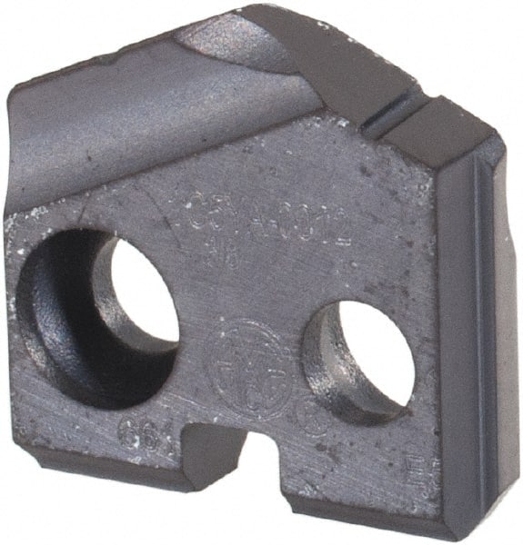 Allied Machine and Engineering - 3/8" Diam 132° Seat Size Y Spade Drill Insert - Eagle Tool & Supply