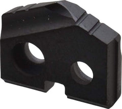 Allied Machine and Engineering - 7/16" Diam x 3/32" Thick, Seat Code Z, 132° Included Angle Spade Drill Insert - TiAlN Coated, Carbide, Grade P40, Series T-A - Eagle Tool & Supply