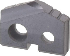 Allied Machine and Engineering - 15/32" Diam x 3/32" Thick, Seat Code Z, 132° Included Angle Spade Drill Insert - TiAlN Coated, Carbide, Grade P40, Series T-A - Eagle Tool & Supply