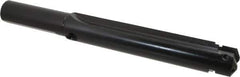 Allied Machine and Engineering - Series C, 1-1/2 to 2-3/8" Diam, 1-1/4" Diam Straight Shank, Straight Flute Spade Drill - 8-1/2" Max Depth, 9-1/2" Body Length, 12-1/2" OAL, Standard Length, Through Coolant - Eagle Tool & Supply