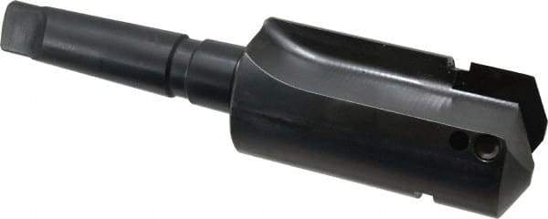 Allied Machine and Engineering - Series E, 2-1/2 to 3-3/8" Diam, 4MT Taper Shank, Straight Flute Spade Drill - 5" Max Depth, 6-5/16" Body Length, 9-7/8" OAL, Short Length - Eagle Tool & Supply
