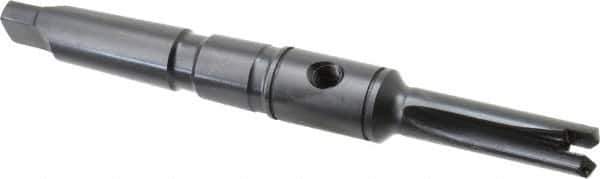 Allied Machine and Engineering - Series 0, 33/64 to 11/16" Diam, 2MT Taper Shank, Straight Flute Spade Drill - 1-3/8" Max Depth, 3-41/64" Body Length, 6-15/32" OAL, Short Length, Through Coolant - Eagle Tool & Supply