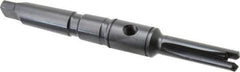 Allied Machine and Engineering - Series 0, 33/64 to 11/16" Diam, 2MT Taper Shank, Straight Flute Spade Drill - 1-3/8" Max Depth, 3-41/64" Body Length, 6-15/32" OAL, Short Length, Through Coolant - Eagle Tool & Supply