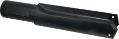 Allied Machine and Engineering - Series 5, 2-1/2 to 3-1/2" Diam, 2" Diam Straight Shank, Straight Flute Spade Drill - 6-3/4" Max Depth, 8-3/4" Body Length, 12-1/2" OAL, Short Length, Through Coolant - Eagle Tool & Supply