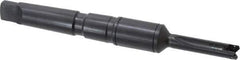 Allied Machine and Engineering - Series Y, 3/8 to 27/64" Diam, 2MT Taper Shank, Straight Flute Spade Drill - 1-1/4" Max Depth, 3-15/32" Body Length, 6-5/16" OAL, Short Length, Through Coolant - Eagle Tool & Supply