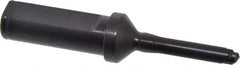 Allied Machine and Engineering - Series Y, 3/8 to 27/64" Diam, 3/4" Diam Straight Shank with Flange, Straight Flute Spade Drill - 1-1/4" Max Depth, 2-1/2" Body Length, 4-7/16" OAL, Short Length, Through Coolant - Eagle Tool & Supply