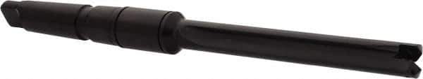 Allied Machine and Engineering - Series 1, 45/64 to 15/16" Diam, 3MT Taper Shank, Straight Flute Spade Drill - 4-3/4" Max Depth, 7-39/64" Body Length, 11-5/32" OAL, Intermediate Length, Through Coolant - Eagle Tool & Supply