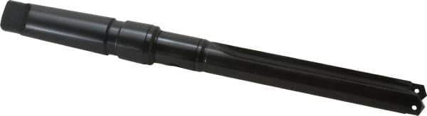 Allied Machine and Engineering - Series 2, 31/32 to 1-3/8" Diam, 4MT Taper Shank, Straight Flute Spade Drill - 5-3/8" Max Depth, 8-19/64" Body Length, 12-25/32" OAL, Intermediate Length, Through Coolant - Eagle Tool & Supply