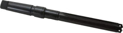 Allied Machine and Engineering - Series 2, 31/32 to 1-3/8" Diam, 4MT Taper Shank, Straight Flute Spade Drill - 5-3/8" Max Depth, 8-19/64" Body Length, 12-25/32" OAL, Intermediate Length, Through Coolant - Eagle Tool & Supply