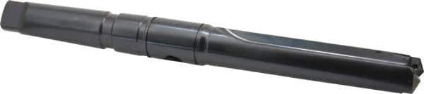 Allied Machine and Engineering - Series 2.5, 1-3/16 to 1-3/8" Diam, 4MT Taper Shank, Straight Flute Spade Drill - 5-3/8" Max Depth, 8-37/64" Body Length, 13-1/16" OAL, Intermediate Length, Through Coolant - Eagle Tool & Supply