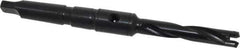 Allied Machine and Engineering - Series 0, 33/64 to 11/16" Diam, 2MT Taper Shank, Helical Flute Spade Drill - 2-1/2" Max Depth, 4-49/64" Body Length, 7-19/32" OAL, Standard Length, Through Coolant - Eagle Tool & Supply