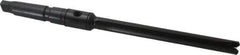 Allied Machine and Engineering - Series 1, 45/64 to 15/16" Diam, 3MT Taper Shank, Straight Flute Spade Drill - 6-3/4" Max Depth, 9-39/64" Body Length, 13-5/32" OAL, Standard Length, Through Coolant - Eagle Tool & Supply
