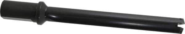 Allied Machine and Engineering - Series 2, 31/32 to 1-3/8" Diam, 1-1/4" Diam Straight Shank with Flange, Straight Flute Spade Drill - 7-3/8" Max Depth, 9-13/64" Body Length, 11-11/32" OAL, Standard Length, Through Coolant - Eagle Tool & Supply