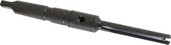 Allied Machine and Engineering - Series Z, 7/16 to 1/2" Diam, 2MT Taper Shank, Straight Flute Spade Drill - 2-3/8" Max Depth, 4-19/32" Body Length, 7-7/16" OAL, Standard Length, Through Coolant - Eagle Tool & Supply