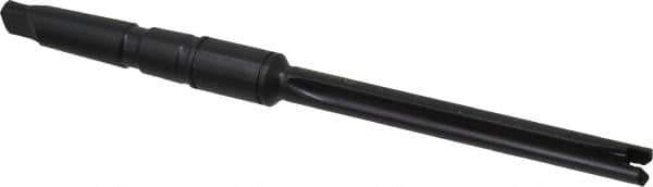 Allied Machine and Engineering - Series 0, 33/64 to 11/16" Diam, 2MT Taper Shank, Straight Flute Spade Drill - 4-1/2" Max Depth, 6-49/64" Body Length, 9-19/32" OAL, Extended Length, Through Coolant - Eagle Tool & Supply
