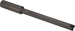 Allied Machine and Engineering - Series 0, 33/64 to 11/16" Diam, 3/4" Diam Straight Shank, Straight Flute Spade Drill - 4-1/2" Max Depth, 5-27/64" Body Length, 7-11/16" OAL, Extended Length, Through Coolant - Eagle Tool & Supply