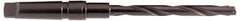 Allied Machine and Engineering - Series 4, 48 to 65mm Diam, 5MT Taper Shank, Helical Flute Spade Drill - 231.8mm Max Depth, 320.7mm Body Length, 465.1mm OAL, Standard Length, Through Coolant - Eagle Tool & Supply