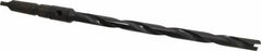 Allied Machine and Engineering - Series 1, 45/64 to 15/16" Diam, 3MT Taper Shank, Helical Flute Spade Drill - 10-3/4" Max Depth, 13-39/64" Body Length, 17-5/32" OAL, Extended Length, Through Coolant - Eagle Tool & Supply