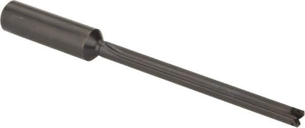 Allied Machine and Engineering - Series Y, 3/8 to 27/64" Diam, 3/4" Diam Straight Shank, Straight Flute Spade Drill - 4-3/8" Max Depth, 5-1/4" Body Length, 7-17/32" OAL, Extended Length, Through Coolant - Eagle Tool & Supply