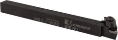 Kennametal - NP.., 5° Lead Angle NKLC External Left Hand Indexable Profiling Toolholder - 1/2" Shank Height x 1/2" Shank Width, 6" Long - Eagle Tool & Supply