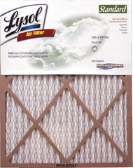 PrecisionAire - 14" Noml Height x 24" Noml Width x 1" Noml Depth, 30% Capture Efficiency, Wire-Backed Pleated Air Filter - Cotton Blend, For Any Unit - Eagle Tool & Supply