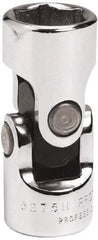 Proto - 3/8" Drive, Standard Hand Socket - 6 Points, 1-3/4" OAL, Alloy Steel, Chrome Finish - Eagle Tool & Supply