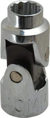 Proto - 3/8" Drive, Standard Hand Socket - 12 Points, 1-3/4" OAL, Alloy Steel, Chrome Finish - Eagle Tool & Supply