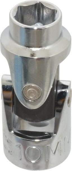 Proto - 3/8" Drive, Standard Hand Socket - 6 Points, 1-3/4" OAL, Alloy Steel, Chrome Finish - Eagle Tool & Supply