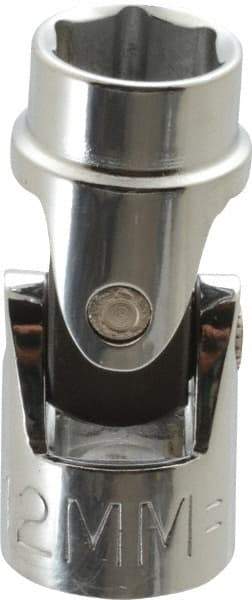 Proto - 3/8" Drive, Standard Hand Socket - 6 Points, 1-3/4" OAL, Alloy Steel, Chrome Finish - Eagle Tool & Supply