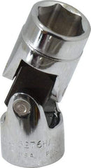 Proto - 3/8" Drive, Standard Hand Socket - 6 Points, 1-27/32" OAL, Alloy Steel, Chrome Finish - Eagle Tool & Supply