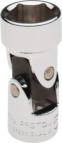 Proto - 5/8", 3/8" Drive, Standard Hand Socket - 6 Points, 1-27/32" OAL, Alloy Steel, Chrome Finish - Eagle Tool & Supply