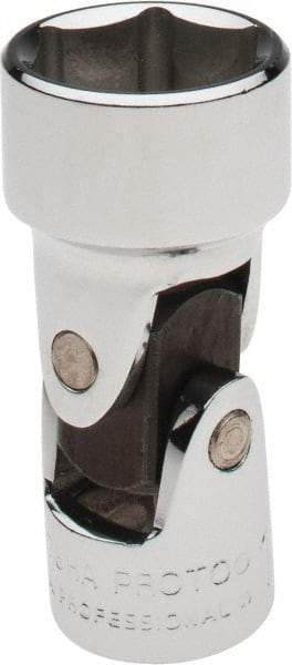 Proto - 11/16", 3/8" Drive, Standard Hand Socket - 6 Points, 2" OAL, Alloy Steel, Chrome Finish - Eagle Tool & Supply