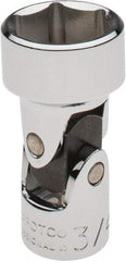 Proto - 3/4", 3/8" Drive, Standard Hand Socket - 6 Points, 2" OAL, Alloy Steel, Chrome Finish - Eagle Tool & Supply